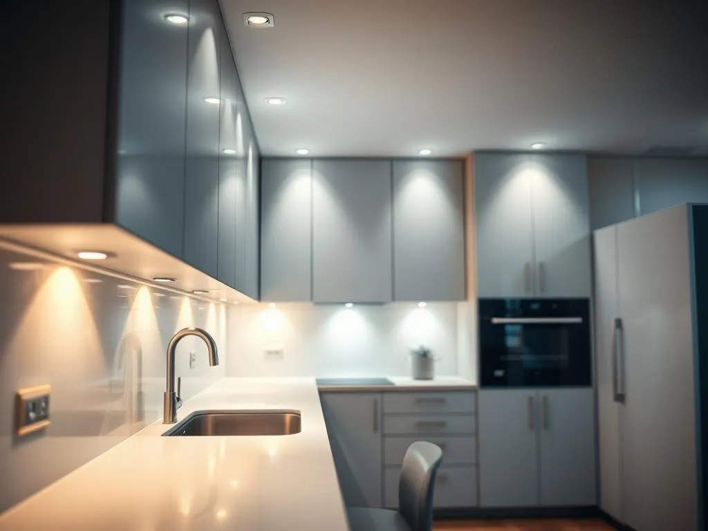 Energetische Effizienz Küchenbeleuchtung