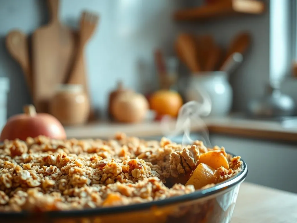 Apple Crumble ohne Zucker