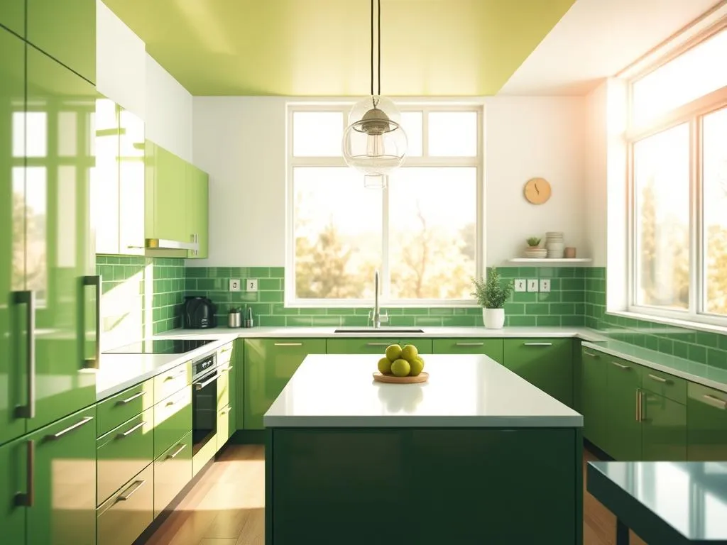 Küche Grün