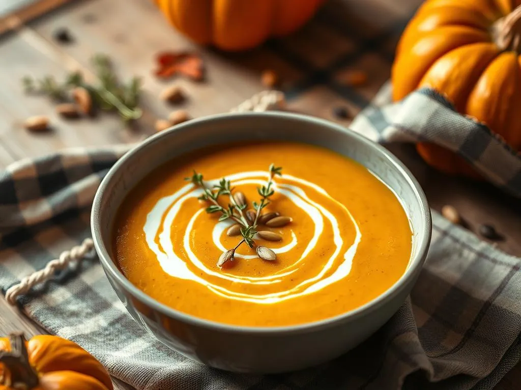 Kürbiscremesuppe
