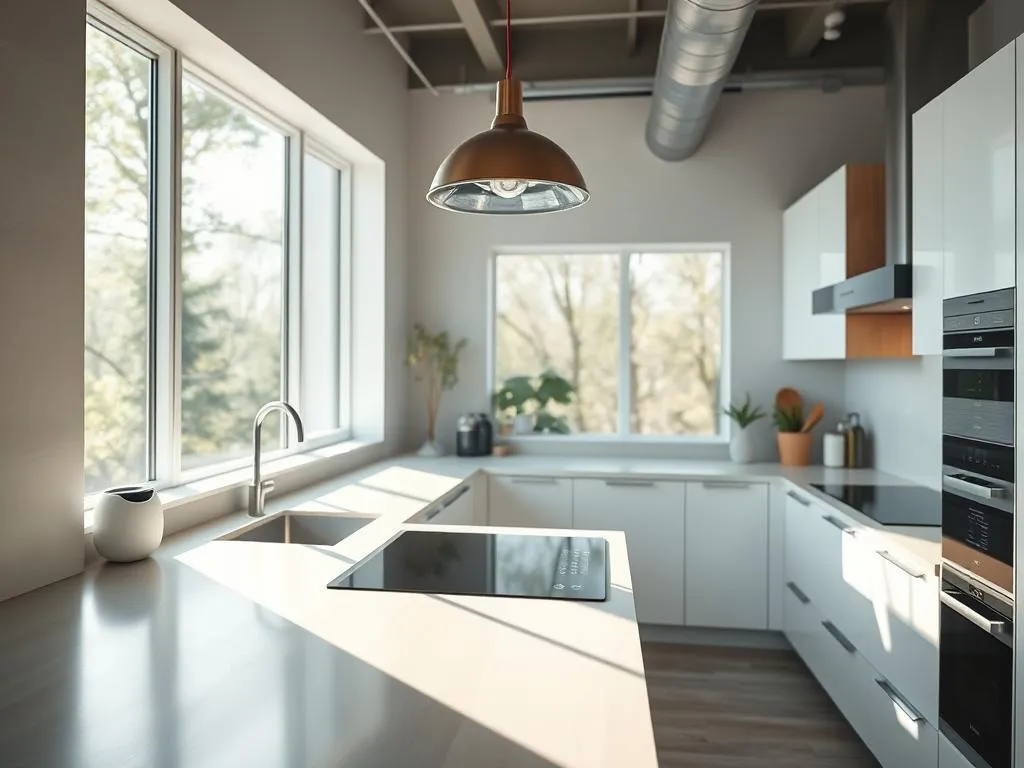 Smarte Technologien nachhaltige Materialien Küche