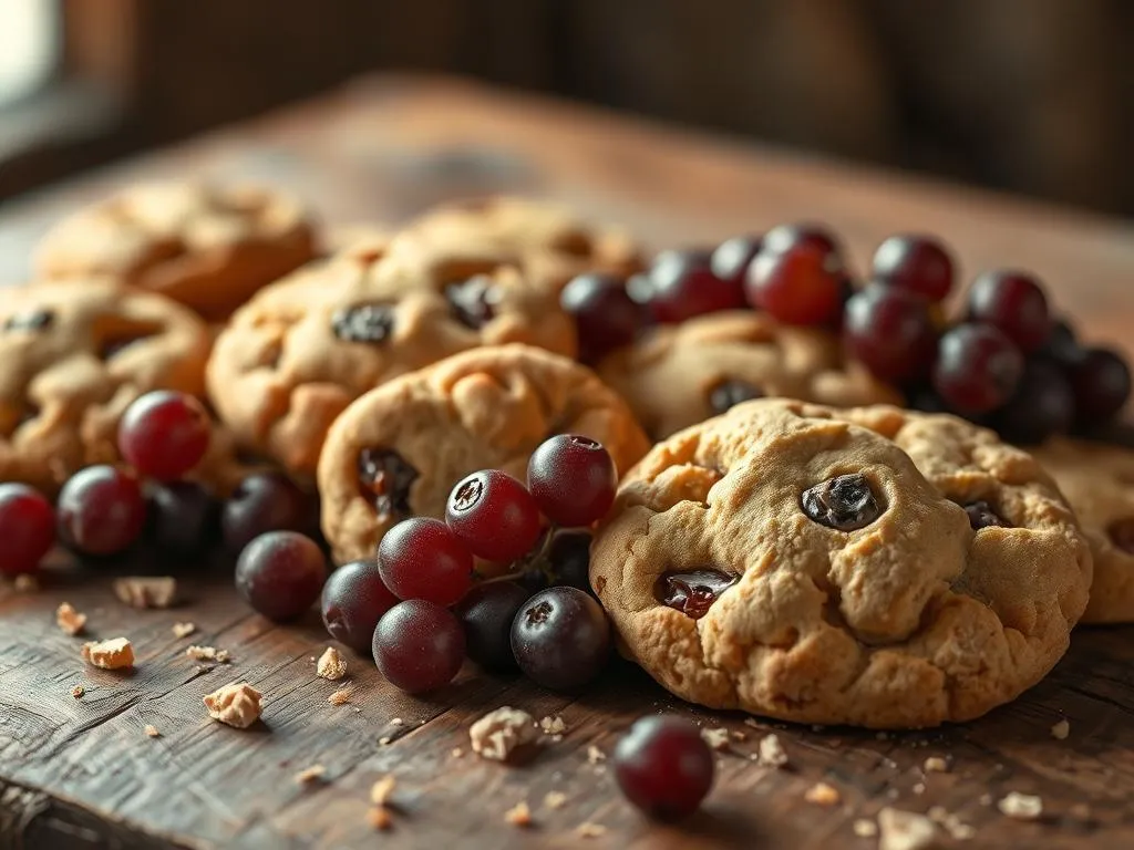 Weintrauben Cookies Dessert