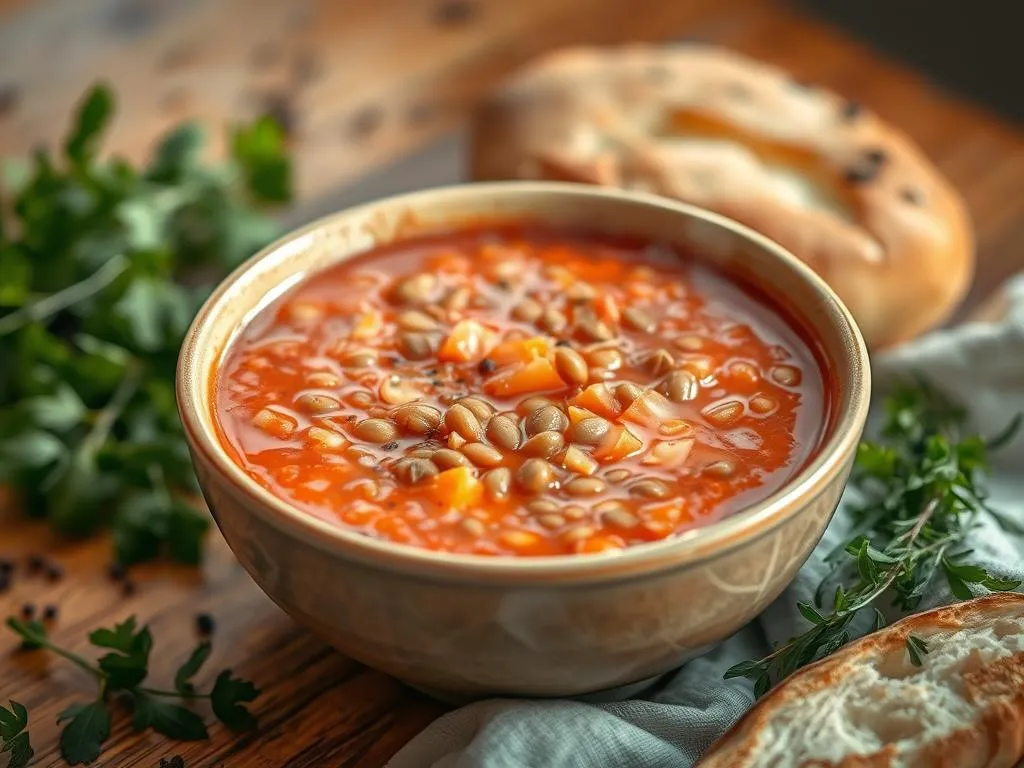 Rote Linsensuppe