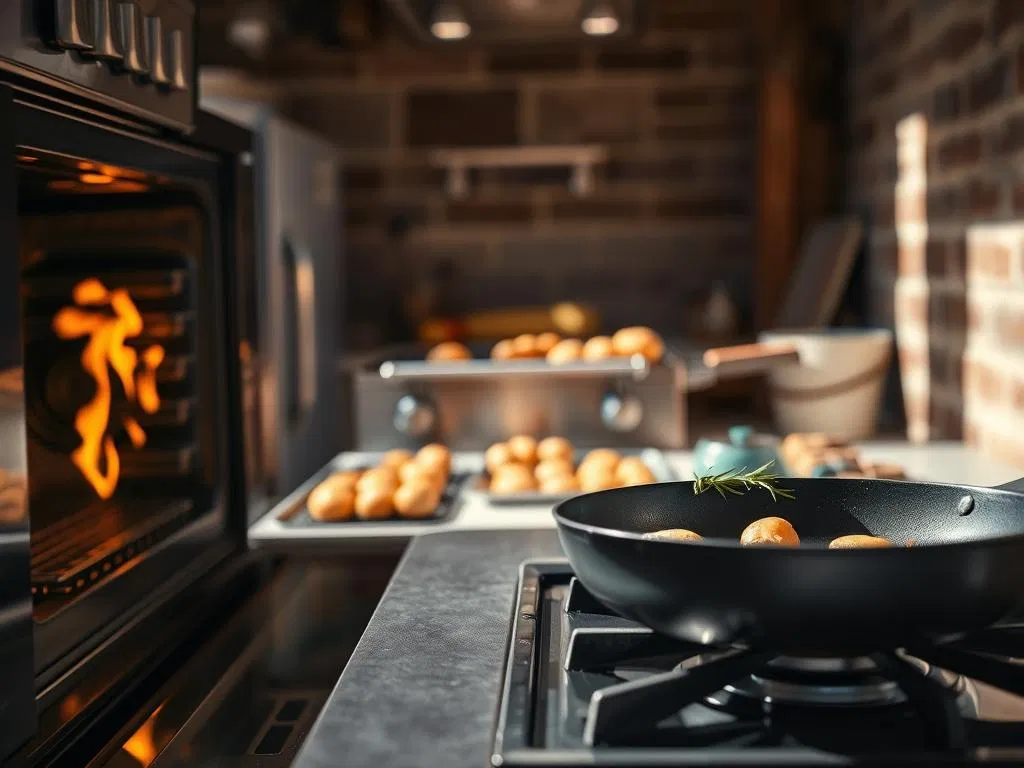 Zubereitungsmethoden Backofen Grill Pfanne