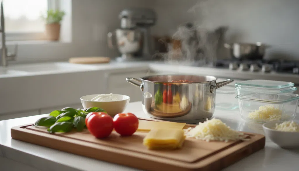 Lasagne Vorbereitung Meal Prep 2026