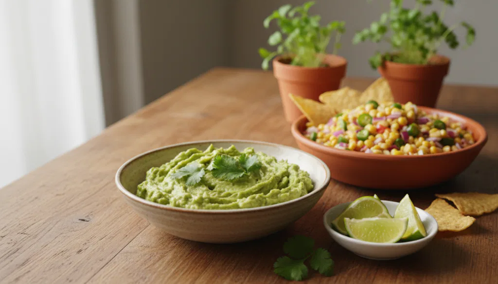 Beilagen für vegetarisches Chili