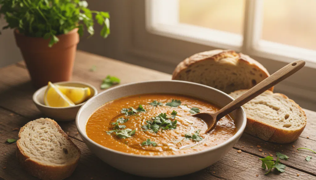Serviervorschläge Linsensuppe
