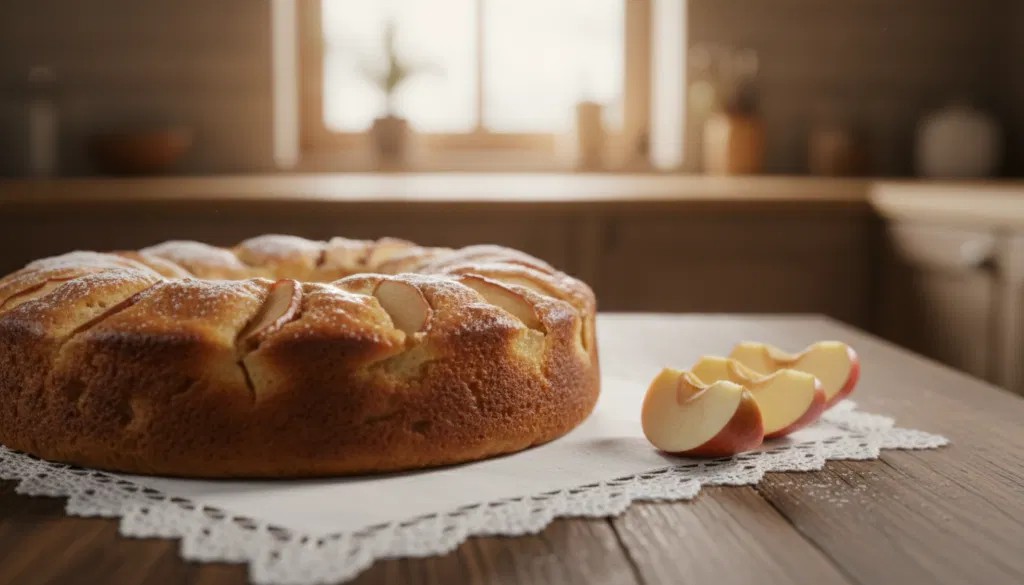 Versunkener Apfelkuchen