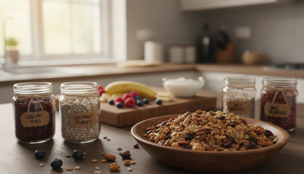 kreative Granola Rezeptideen