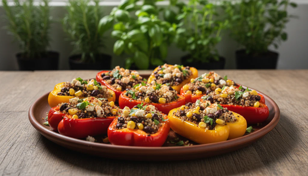 Gefüllte Paprika Vegetarisch