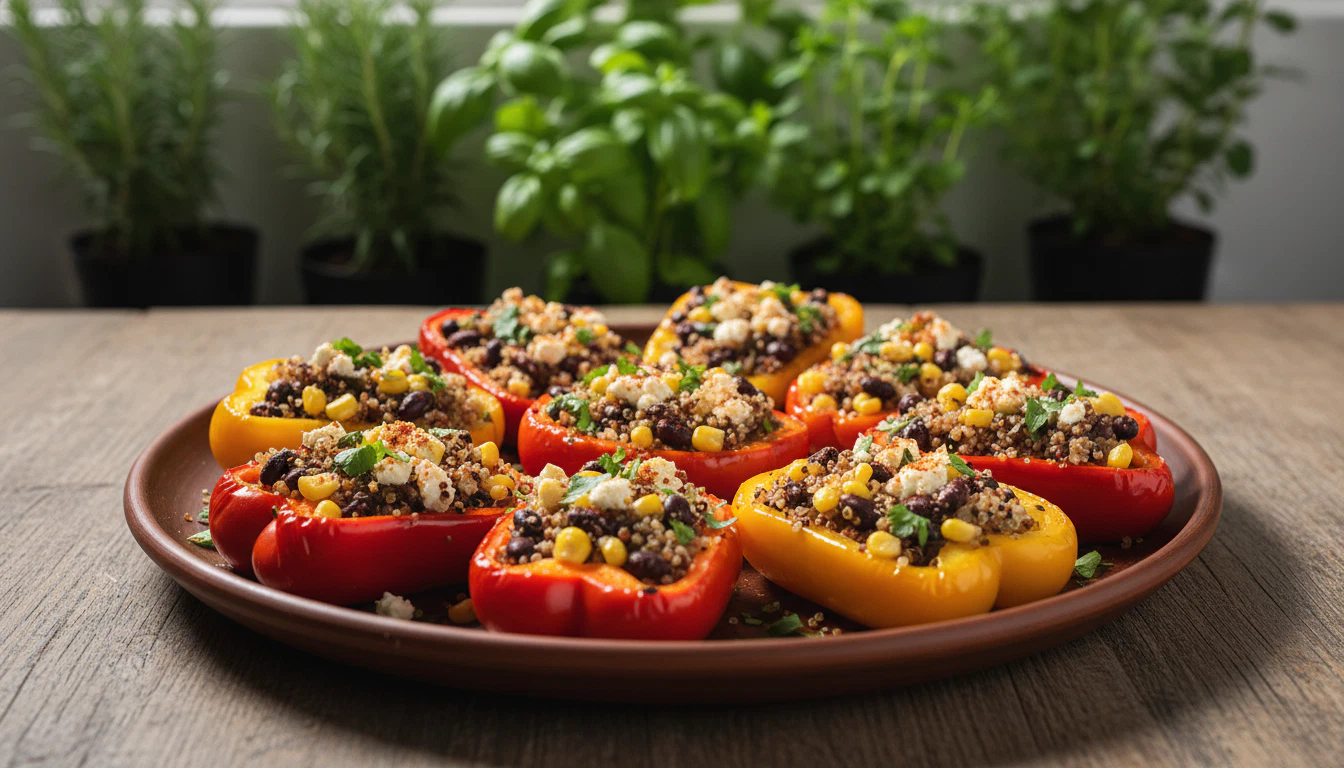 Gefüllte Paprika Vegetarisch