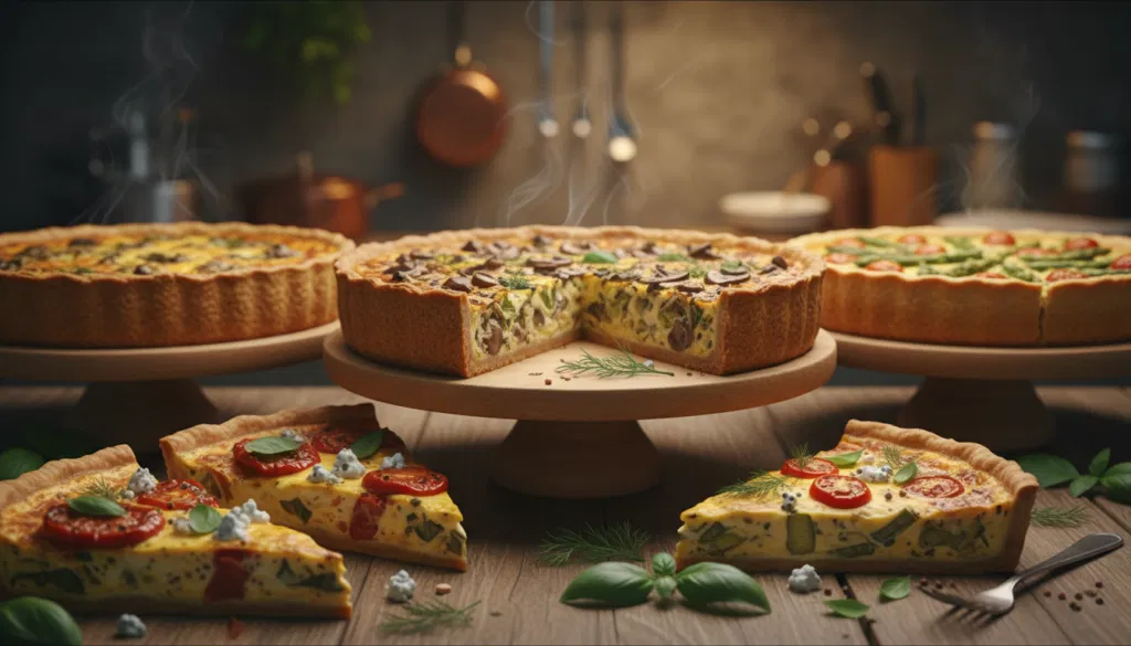 Kreative Quiche Variationen