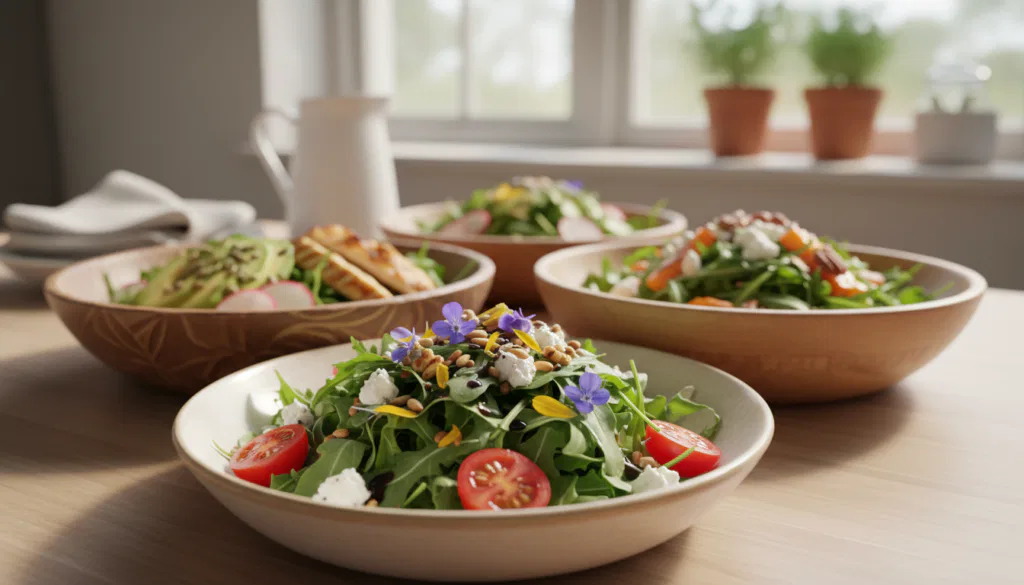 Kreative Rucola Salat Variationen