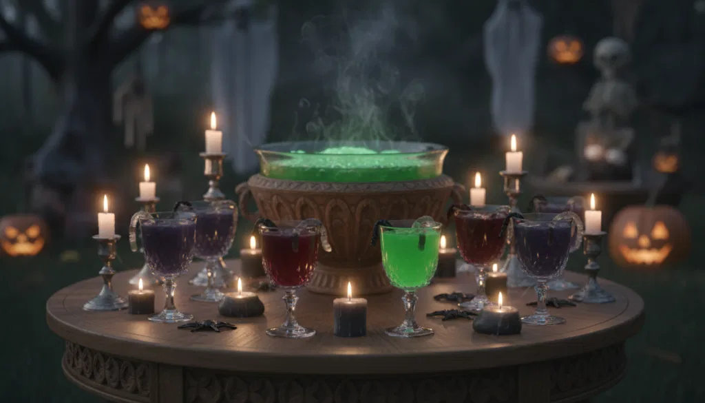 Schaurige Getränke und Bowlen