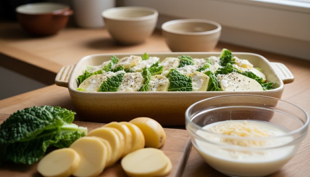 Wirsing Kartoffeln Auflauf Zutaten Wirsing Kartoffeln Auflauf Zutaten