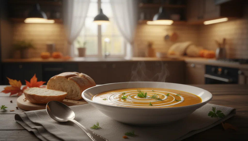Familienfreundliche Kürbissuppe Familienfreundliche Kürbissuppe
