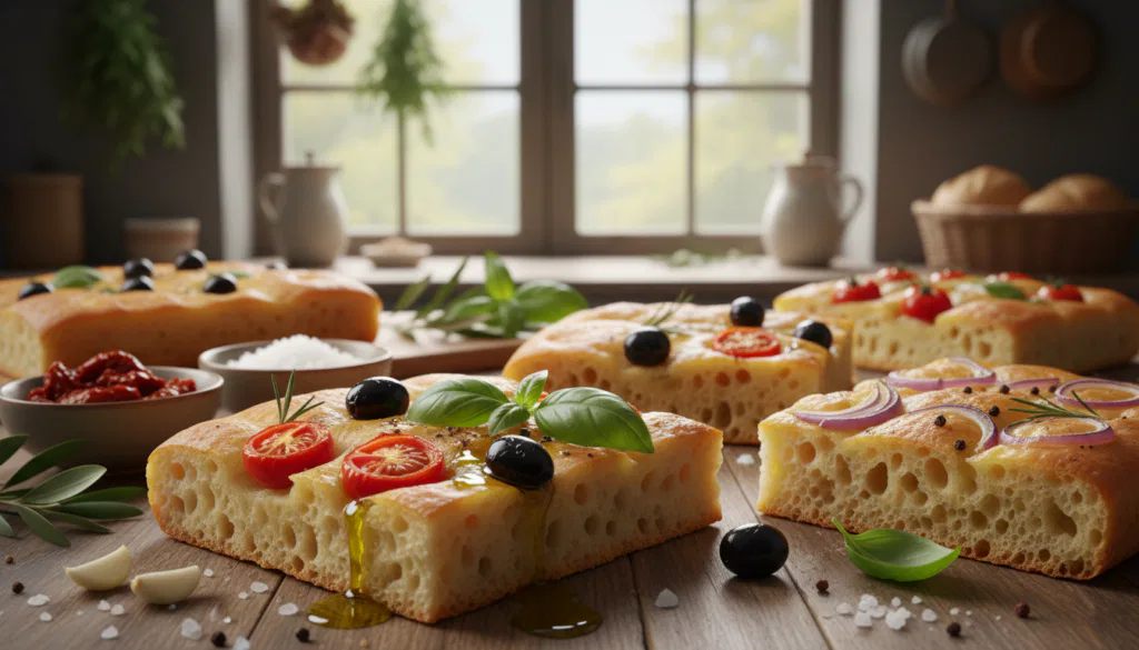 Kreative Belagideen für Focaccia