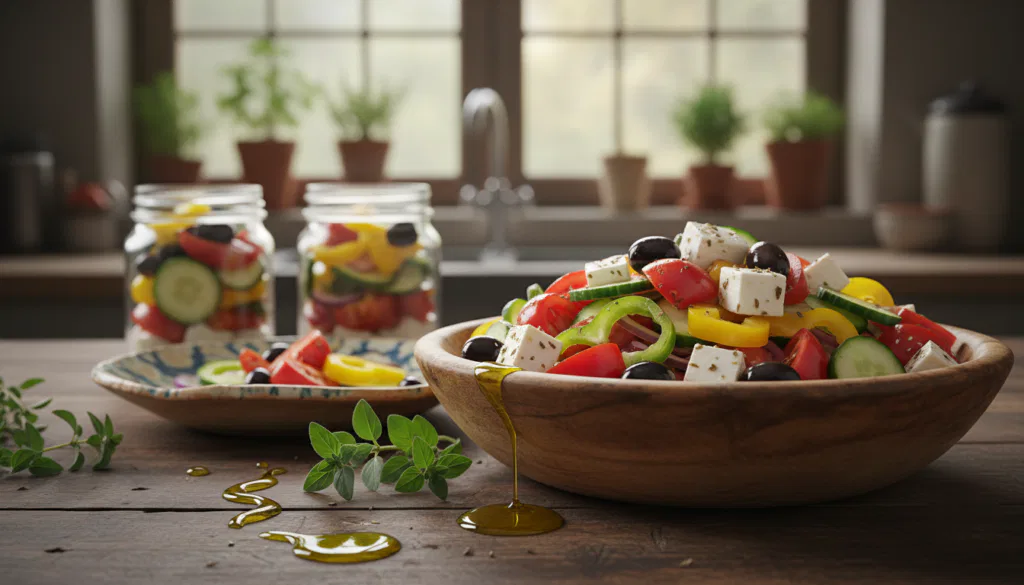 Variationen griechischer Salat Variationen griechischer Salat