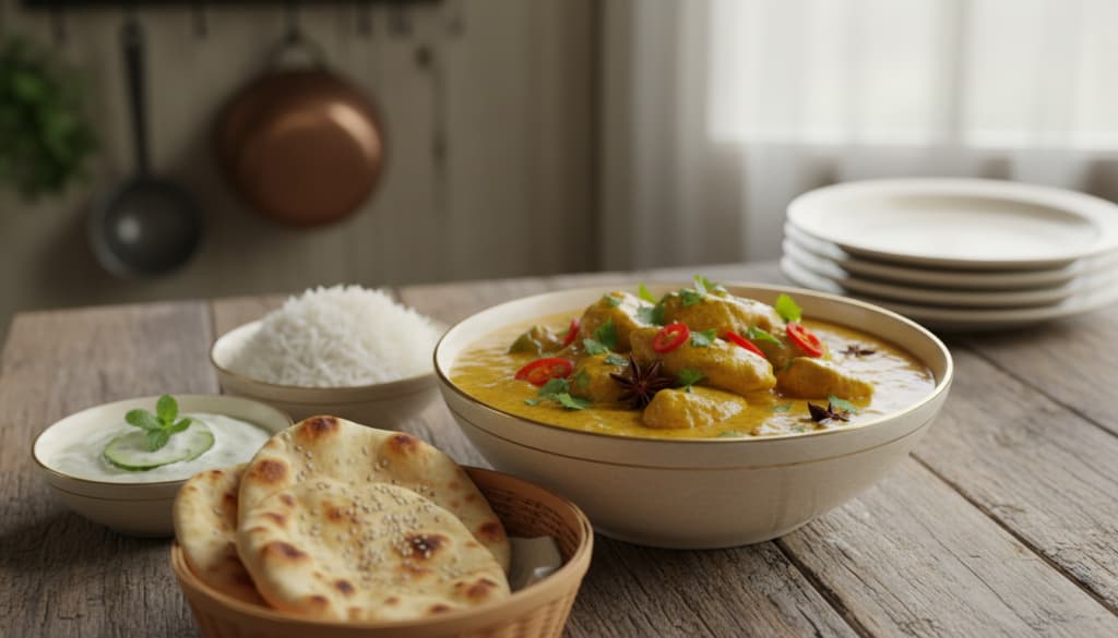 Präsentation Hähnchen Curry Tipps