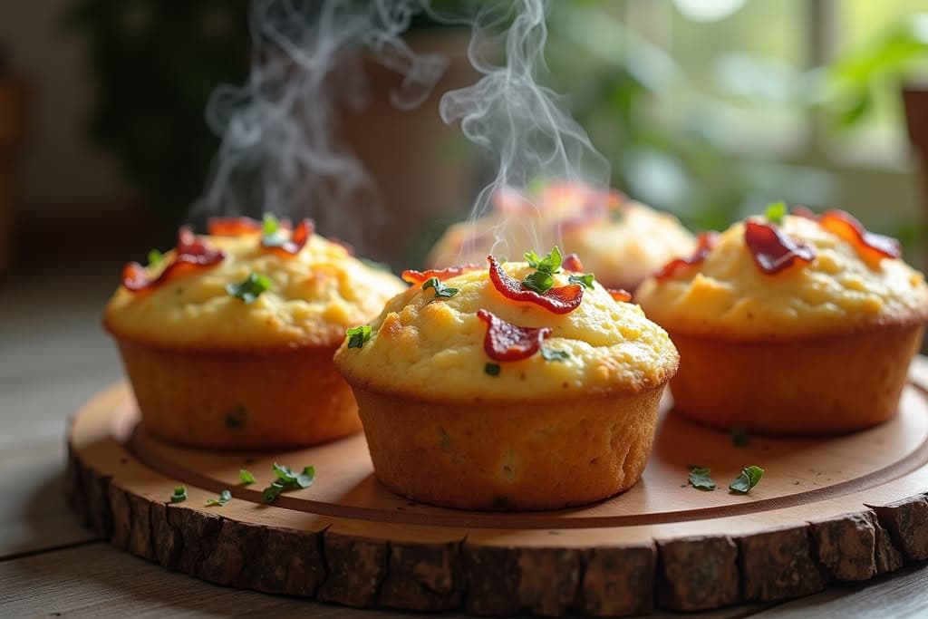 herzhafte frühstücksmuffins backen-Titel