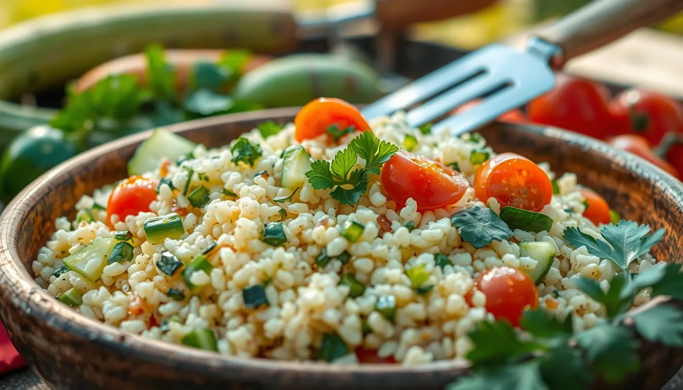 Türkischer Couscous Salat - Leckere Beilage zum Grillen