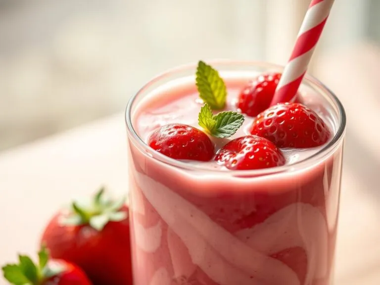 Die 7 leckersten Erdbeer Smoothie Rezepte für zu Hause Die 7 leckersten Erdbeer Smoothie Rezepte für zu Hause