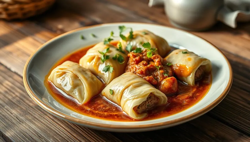 Kohlrouladen in Soße: Klassisch & Herzhaft Selbstgemacht Kohlrouladen in Soße: Klassisch & Herzhaft Selbstgemacht