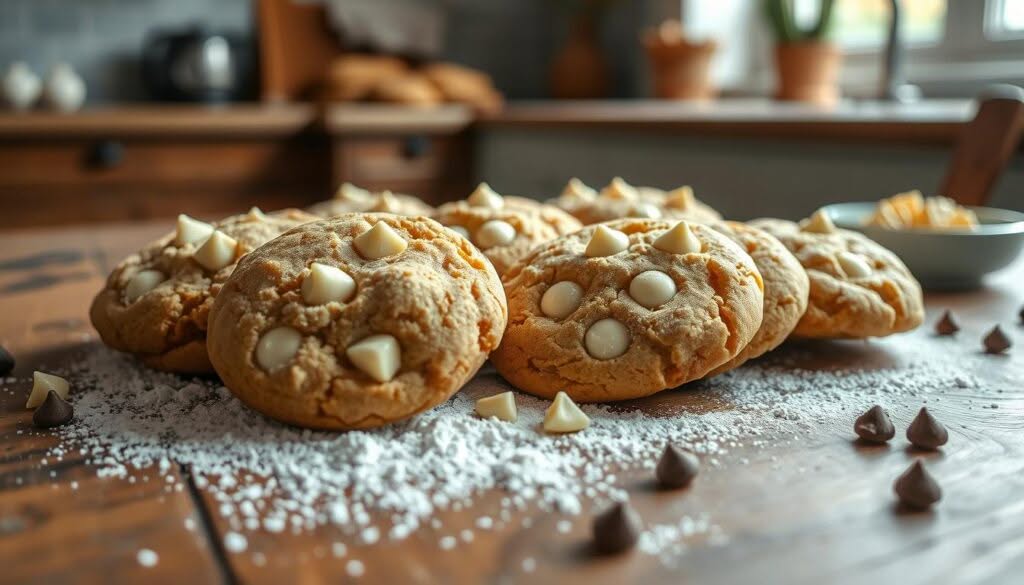 Cookies mit weißer Schokolade