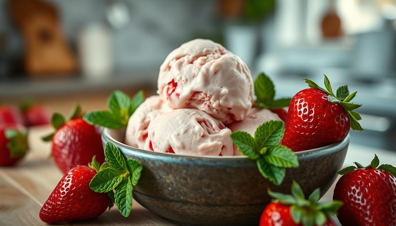 Homemade ice cream Homemade ice cream