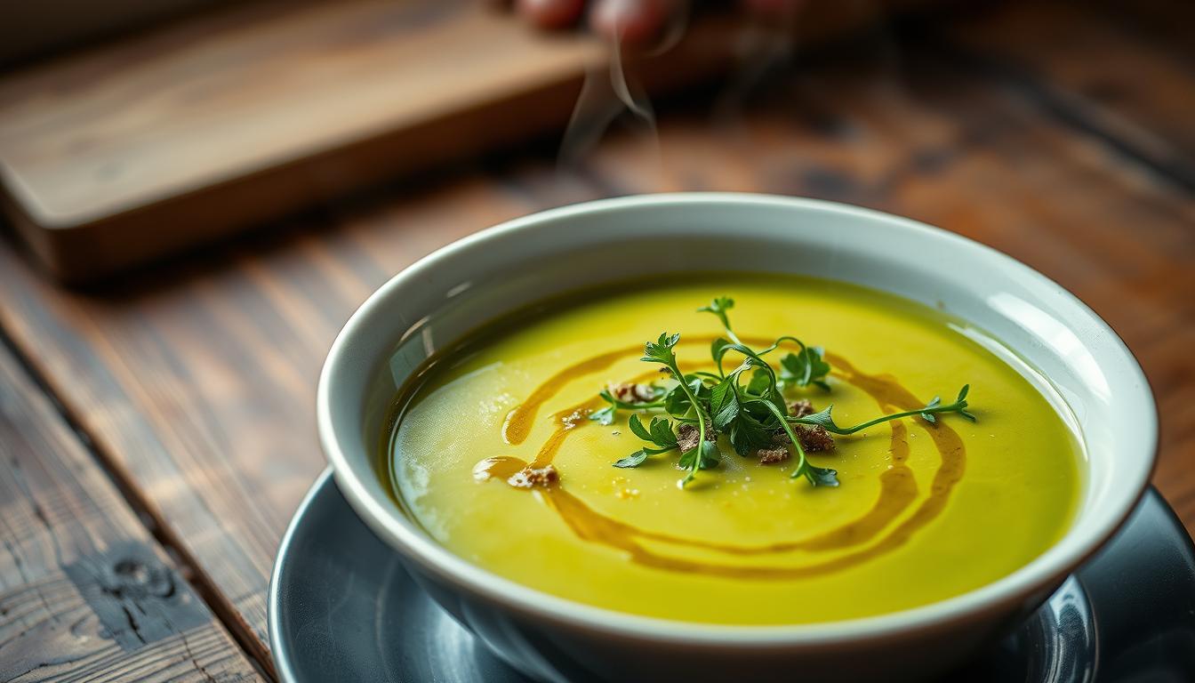 Moderne Erbsensuppe Moderne Erbsensuppe