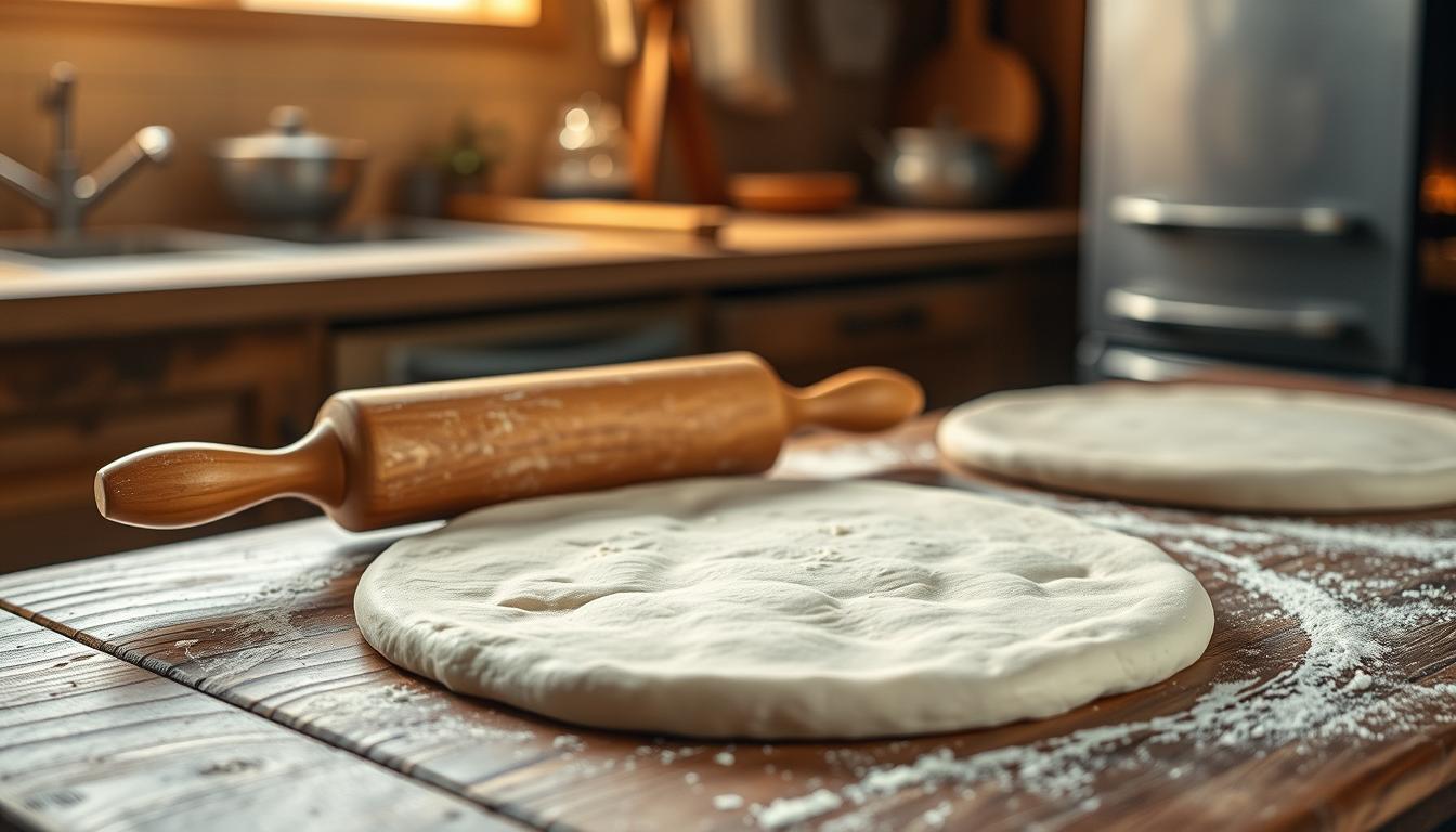 Pizzateig backen Pizzateig backen