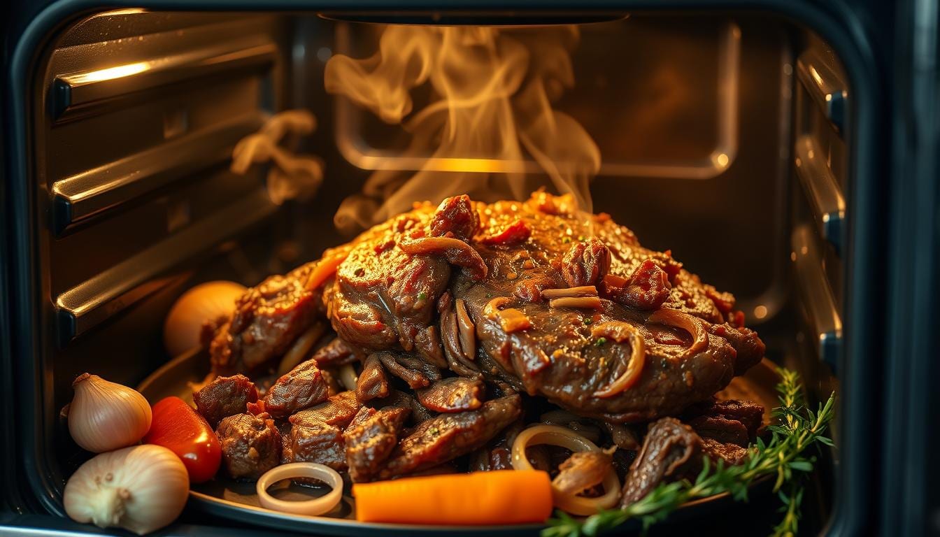 Pulled Beef im Backofen Pulled Beef im Backofen