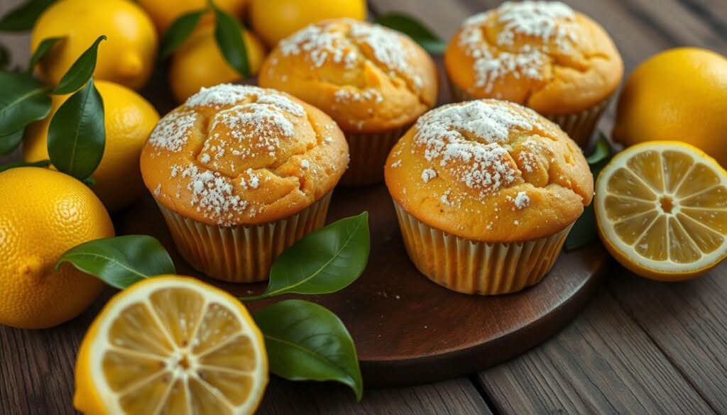 Zitronen Muffins saftig