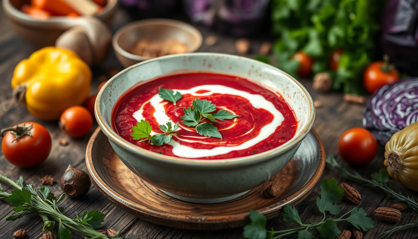 vegane Rotkohlsuppe vegane Rotkohlsuppe