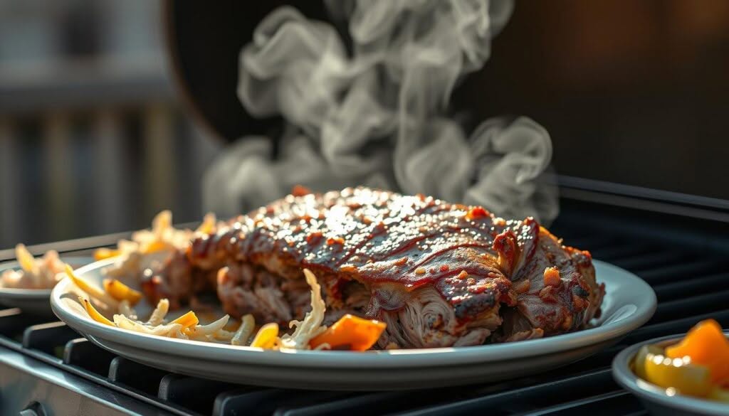 pulled Pork Gasgrill