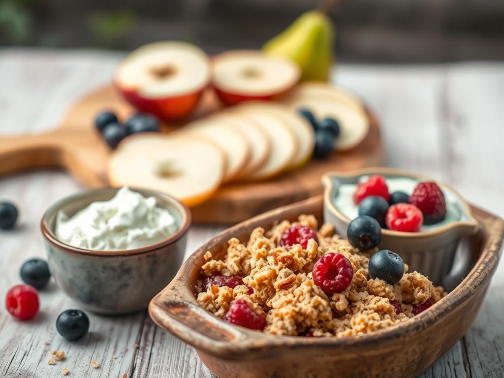 Low Carb Obst-Crumbles Variationen Low Carb Obst-Crumbles Variationen