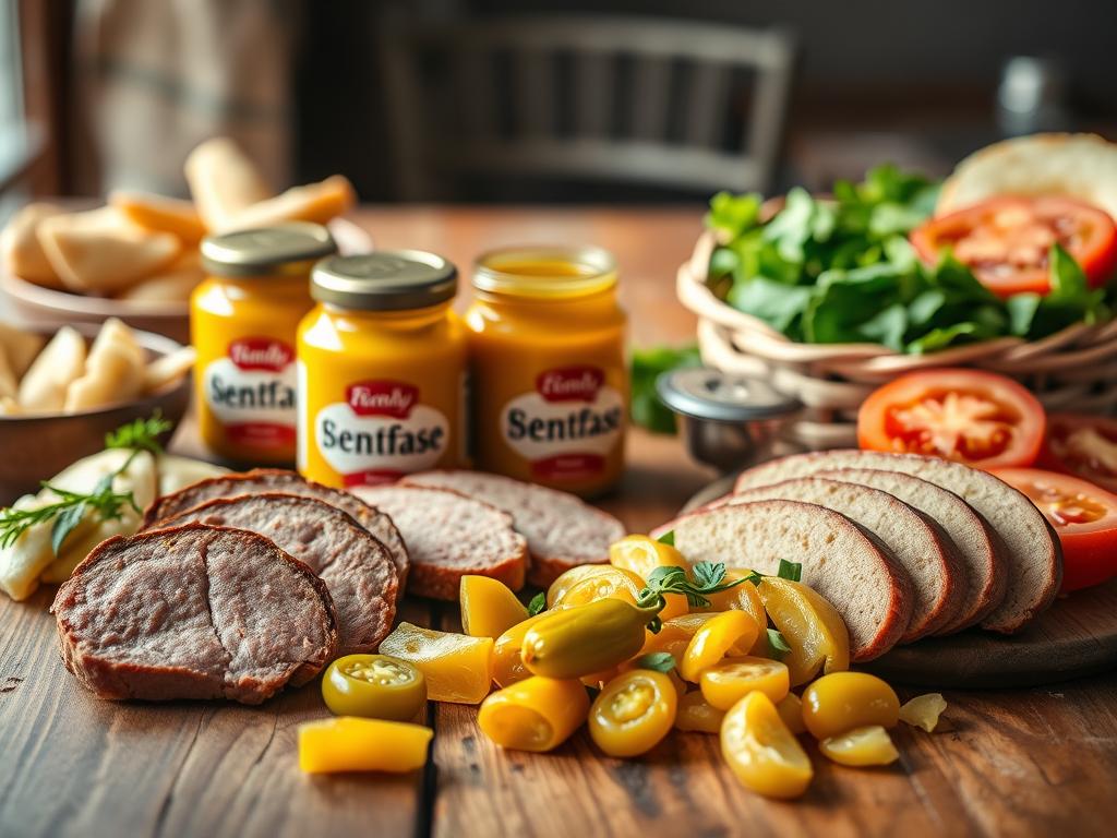 Bayerischer Wurstsalat Beilagen Bayerischer Wurstsalat Beilagen