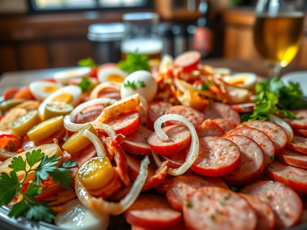 Bayerischer Wurstsalat Variationen Bayerischer Wurstsalat Variationen