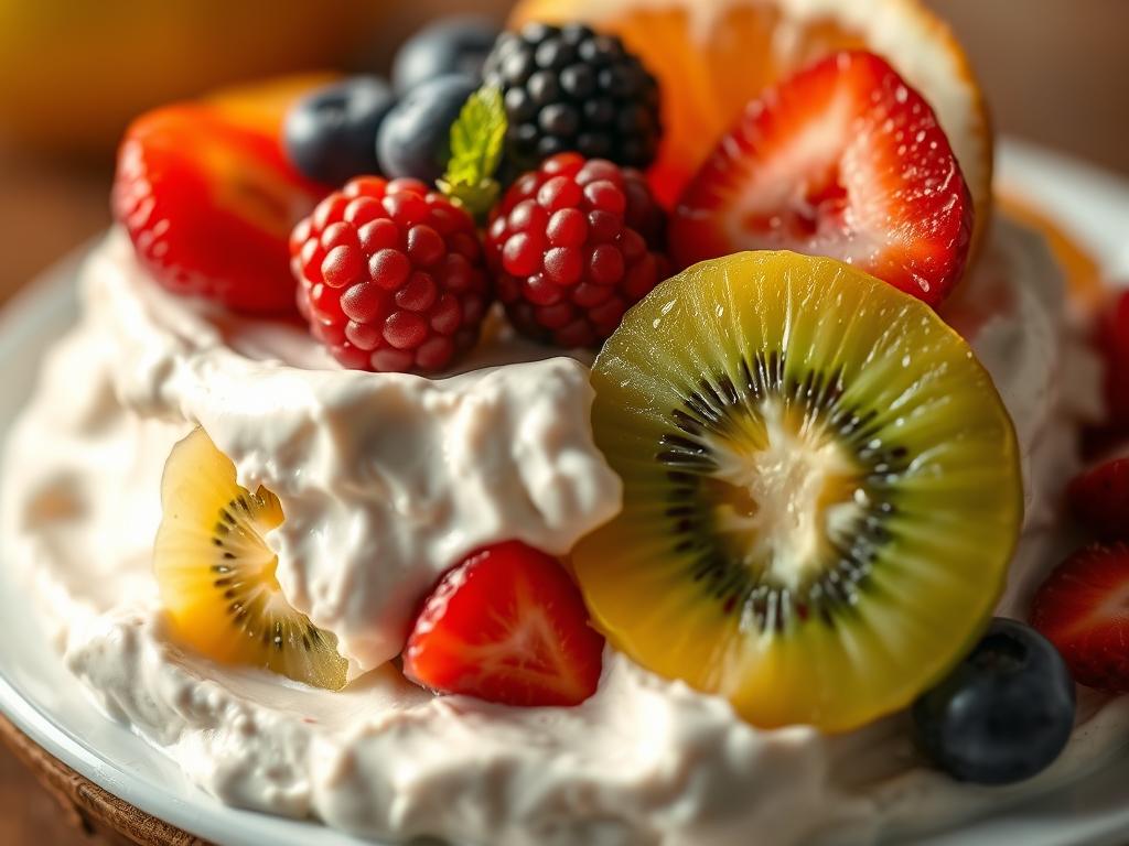 Mascarpone Dessert mit Früchten Mascarpone Dessert mit Früchten