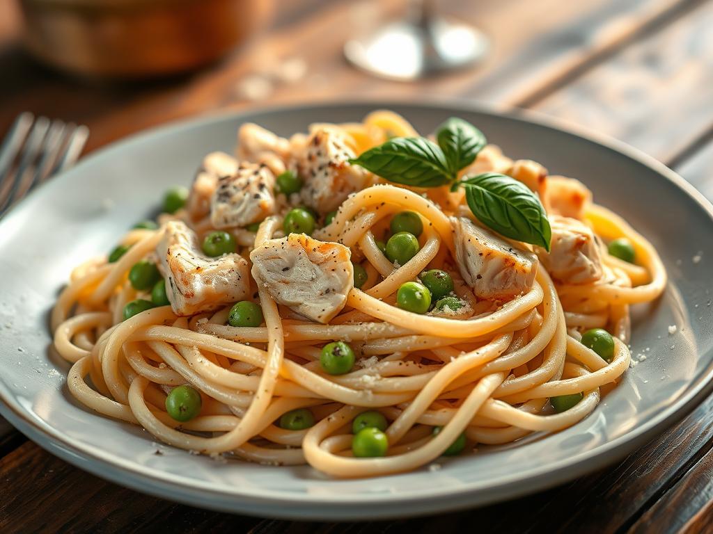 Spaghetti alla panna