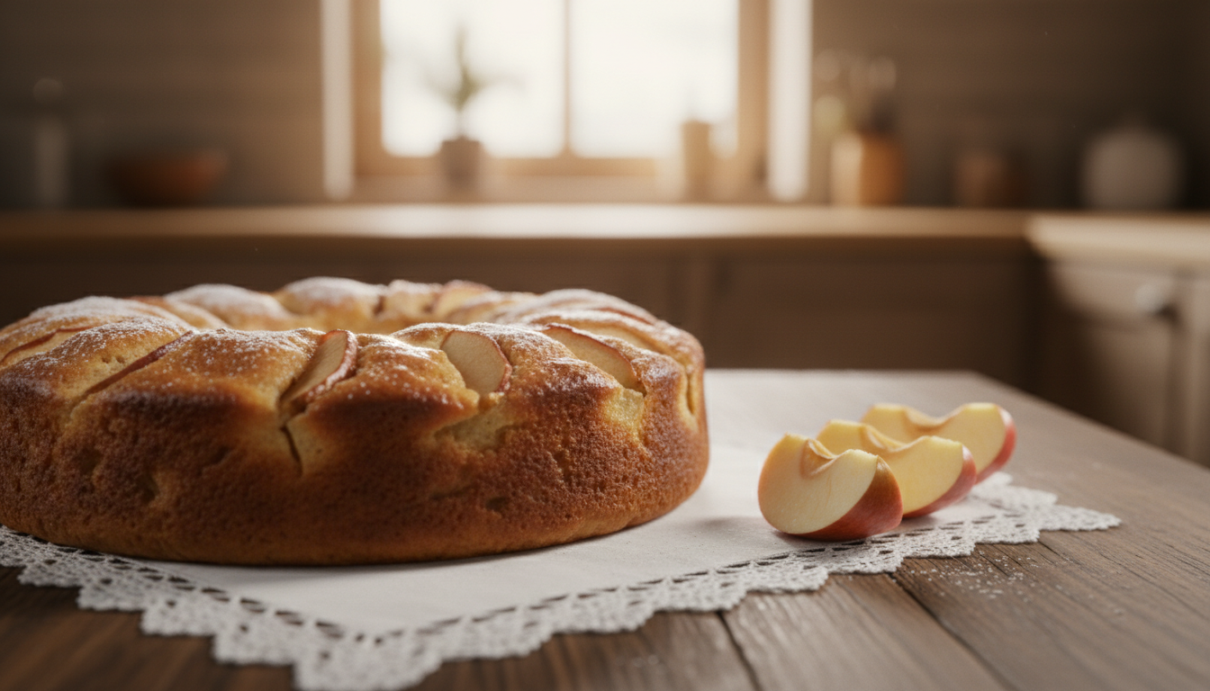 Versunkener Apfelkuchen